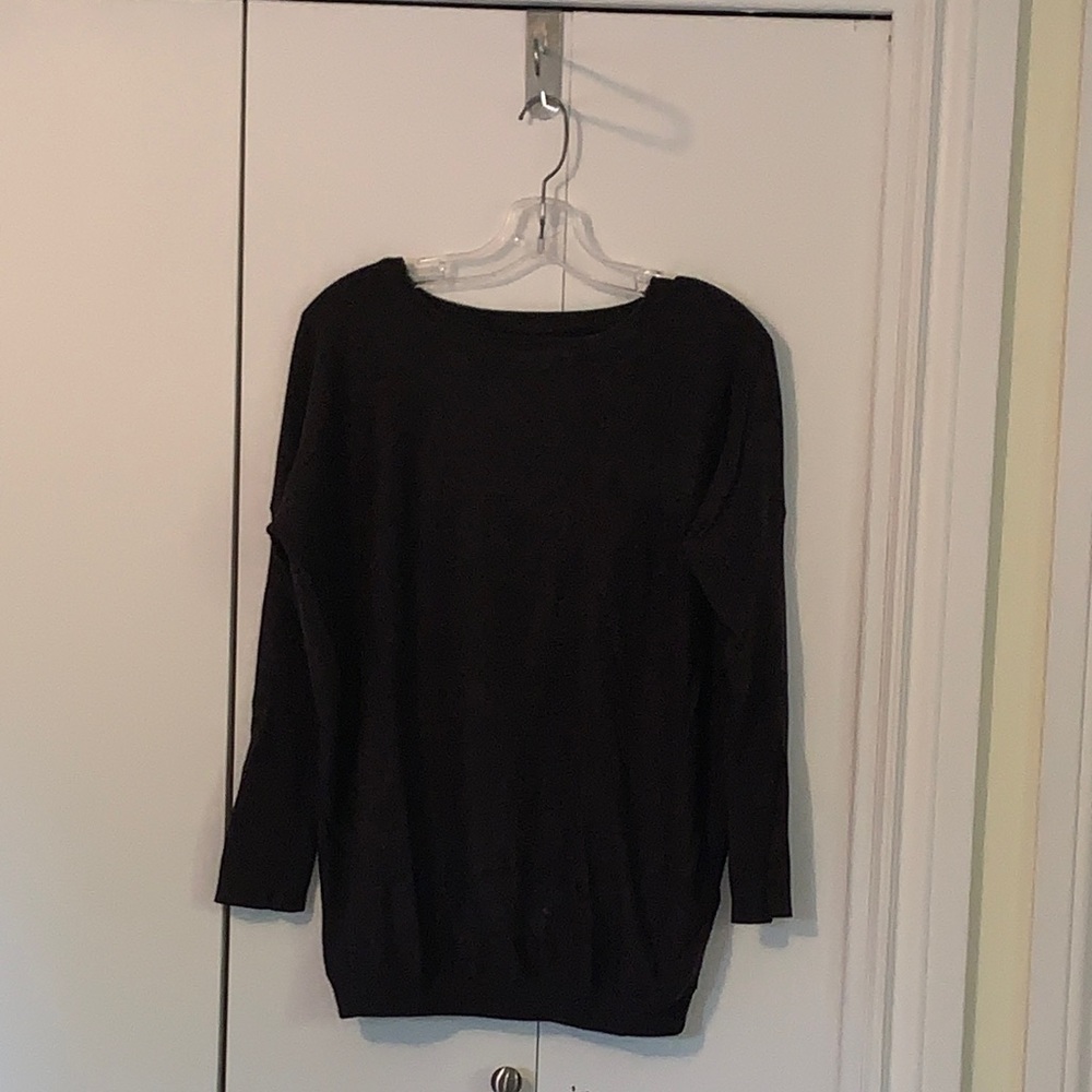 Classic Black Crew Neck Sweater